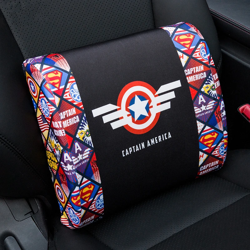 Мультфильм marvel супергерой Автокресло Подушка для поддержки поясницы Капитан