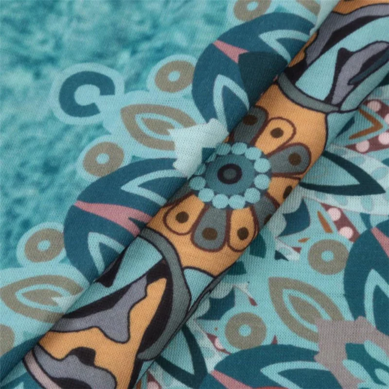 CHAMSGEND летнее женское платье с длинным рукавом в винтажном стиле Бохо Макси