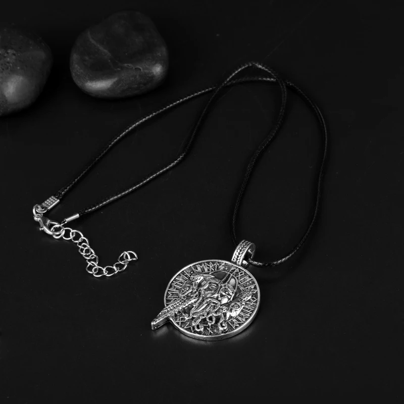 Dongsheng Viking ирландское Для мужчин круглый кулон Цепочки и ожерелья Животные птицы