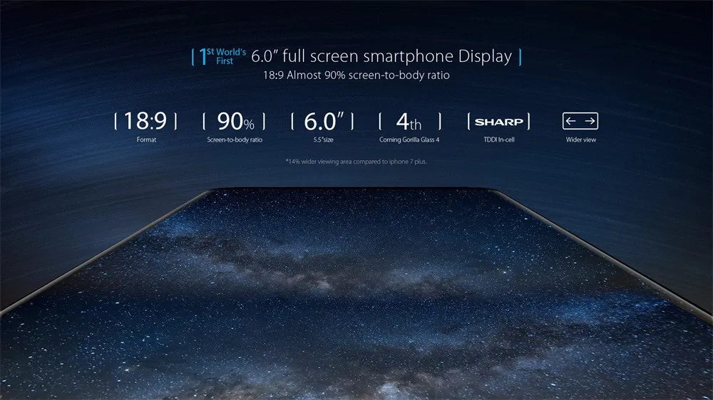 UMIDIGI S2 Pro 6,0 ''4G LTE смартфон 6 ГБ+ 128 ГБ Android 7,0 5100 мАч мобильный телефон S.14