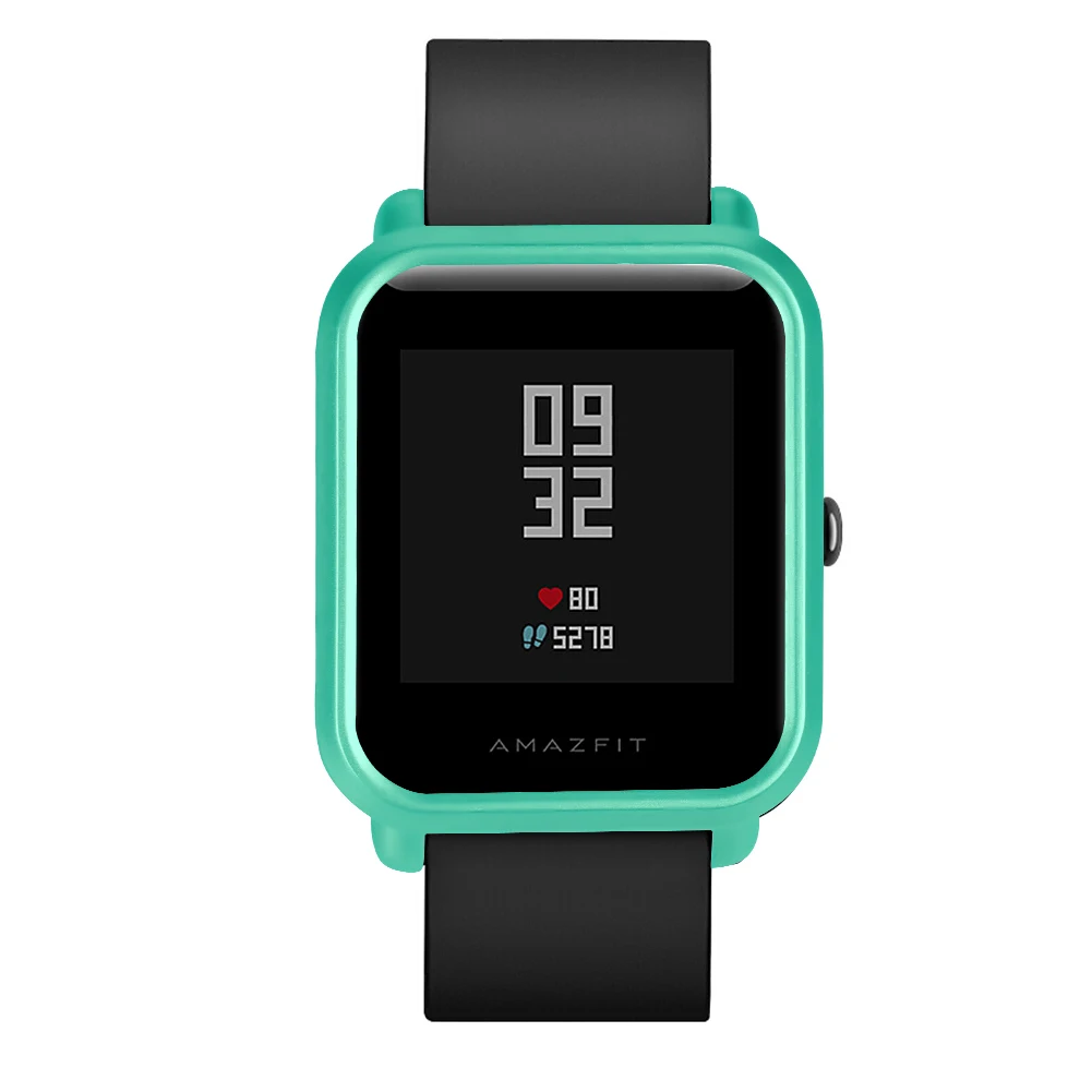 Fifata Тонкий Красочные Рамки PC чехол для Xiaomi huami Amazfit Bip бит молодежи корпуса часов