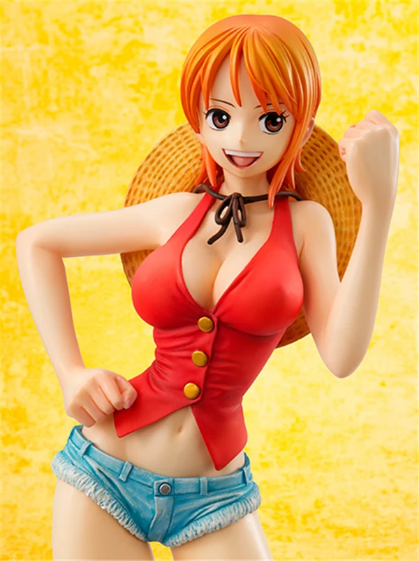 Аниме One Piece Nami POP экшн-фигурка нами коллекционная игрушка 22 см цельная фигурка |