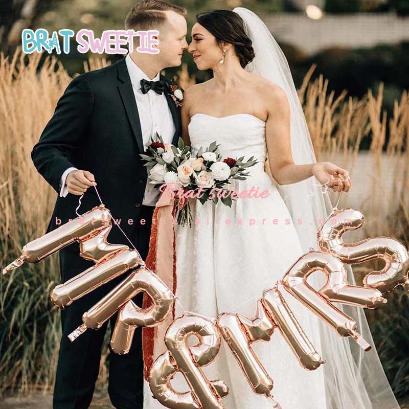 Mr Mrs с надписью &quotBride To Be&quot Воздушные шары письмо гелиевый воздушный шар покрытый