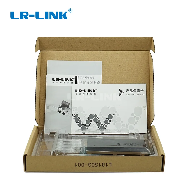 LR-LINK 9804BF-4SFP + четырехпортовый 10 Гб ethernet адаптер PCI Express Оптическое волокно сетевой