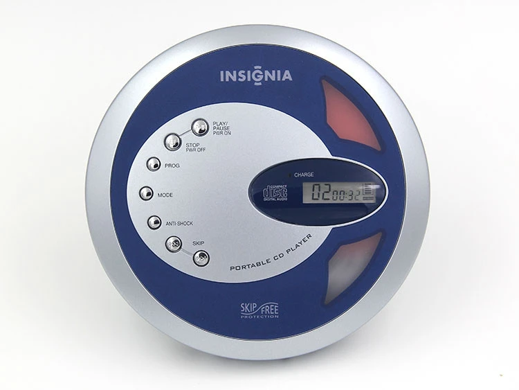 Портативный CD плейер Волкман Поддержка MP3/WMA/CD-R/power Питание от батареи AA Встроенная система заряда батареи