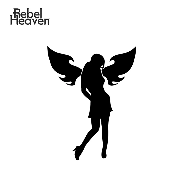 Rebel Heaven Angel Devil Наклейка Сексуальная для девочек без толстых цыплят смешная шутка