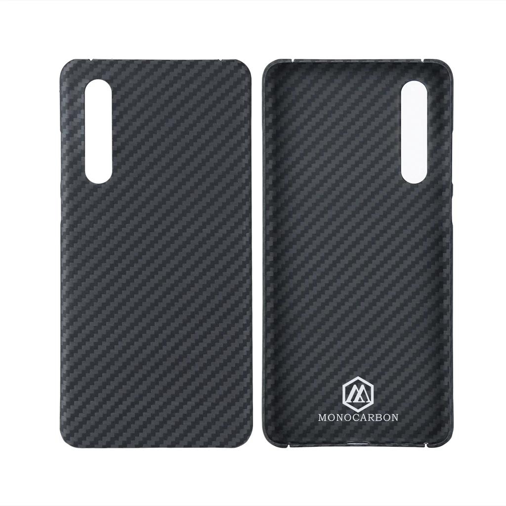 MONOCARBON арамидного волокна чехол для huawei P30 P30Pro с 4 с цельными краями Тонкий углеродного волокна защитные чехлы пуленепробиваемый Материал
