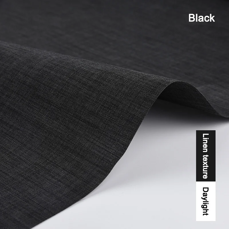 Daylight Black Высокое качество Lelisi ткань затемняющие рулонные шторы для офиса отеля затвор для украшения окна сделано для измерения рулонные шторы - Цвет: Daylight Black