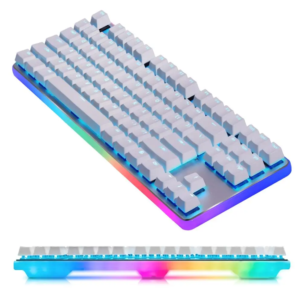 Механическая игровая клавиатура GANSS TKL RGB без ключа USB-управление и медиа-Линейные