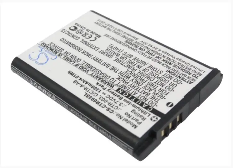 Аккумулятор Cameron Sino 1300 мАч для NINTENDO 2DS XL 3DS CTR-001 JAN-001 | Электроника