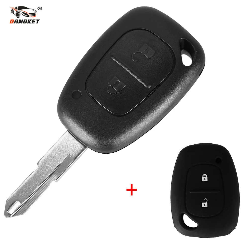 DANDKEY силиконовый чехол удаленный случае ключ пустые Ключевые Замена корпуса 2
