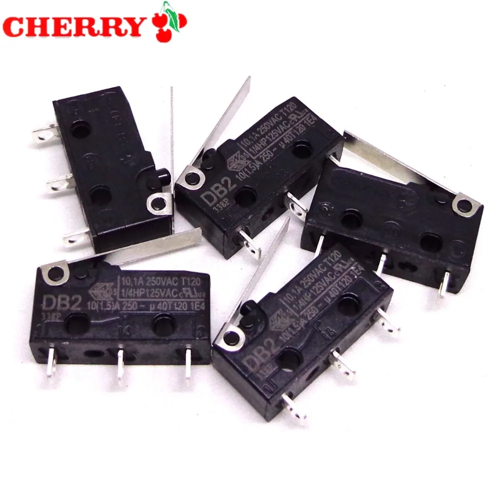 5 шт. CHERRY ZF micro switch DB2 DB2C A1AA A1LA A1RB DC2 DC2C A1LC 10A 250V Новый и оригинальный|Выключатели| |