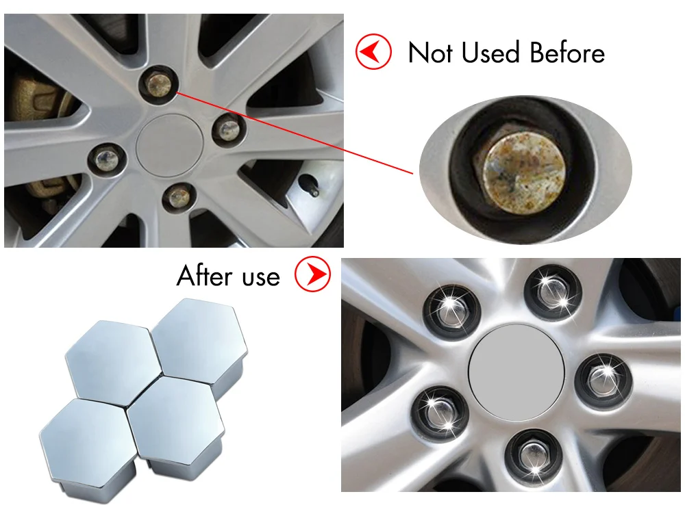 20 шт./компл. автостайлинг крышка колеса гайка обод винт для шин Декор