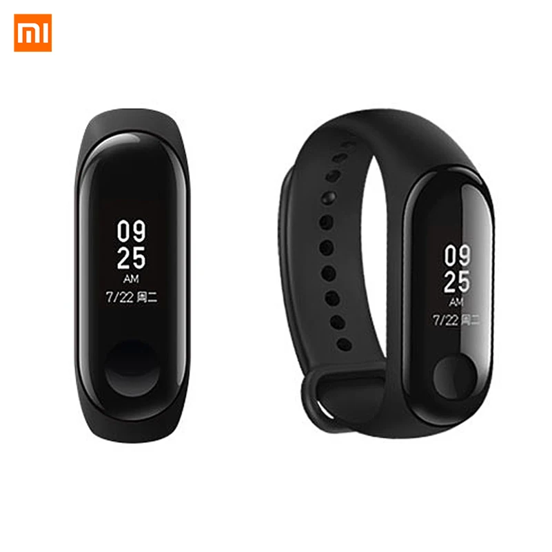 Оригинальный Смарт браслет Xiaomi Mi band 3 пульсометр Bluetooth 4 2 смарт Miband с OLED экраном