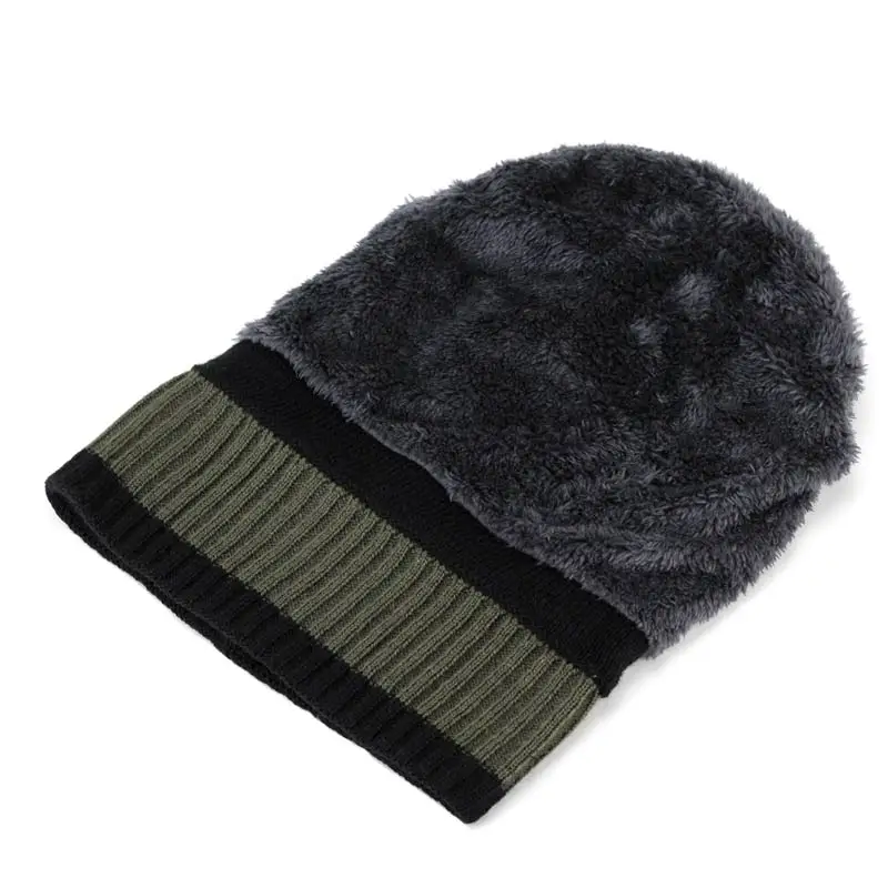 Зимние шапки бини для мужчин брендовые уличные женские вязаные военные теплая