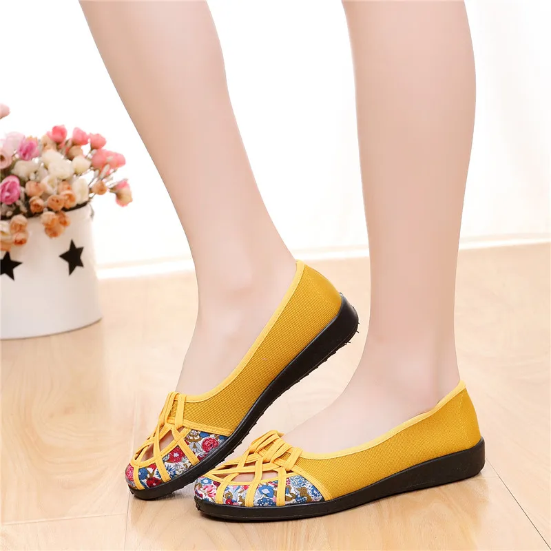 2021 Новая летняя Женская выдолбленные обувь из воздухопроницаемой ткани с