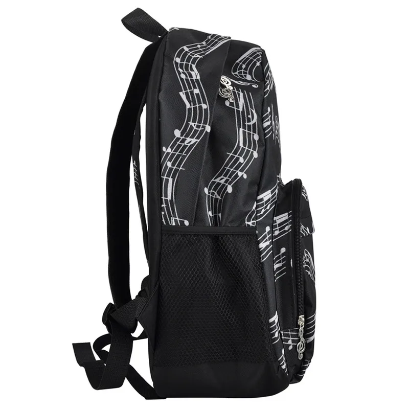 20 35L Music Bag Oxford Cloth Symbol Score Piano Keyboard Stave Version Musical Notation Sheet Backpack|sheet music bag|backpacking backpackbackpack