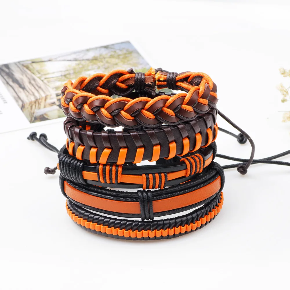 Женский кожаный браслет SIZZZ 19 5 см в европейском и американском стиле|bracelet