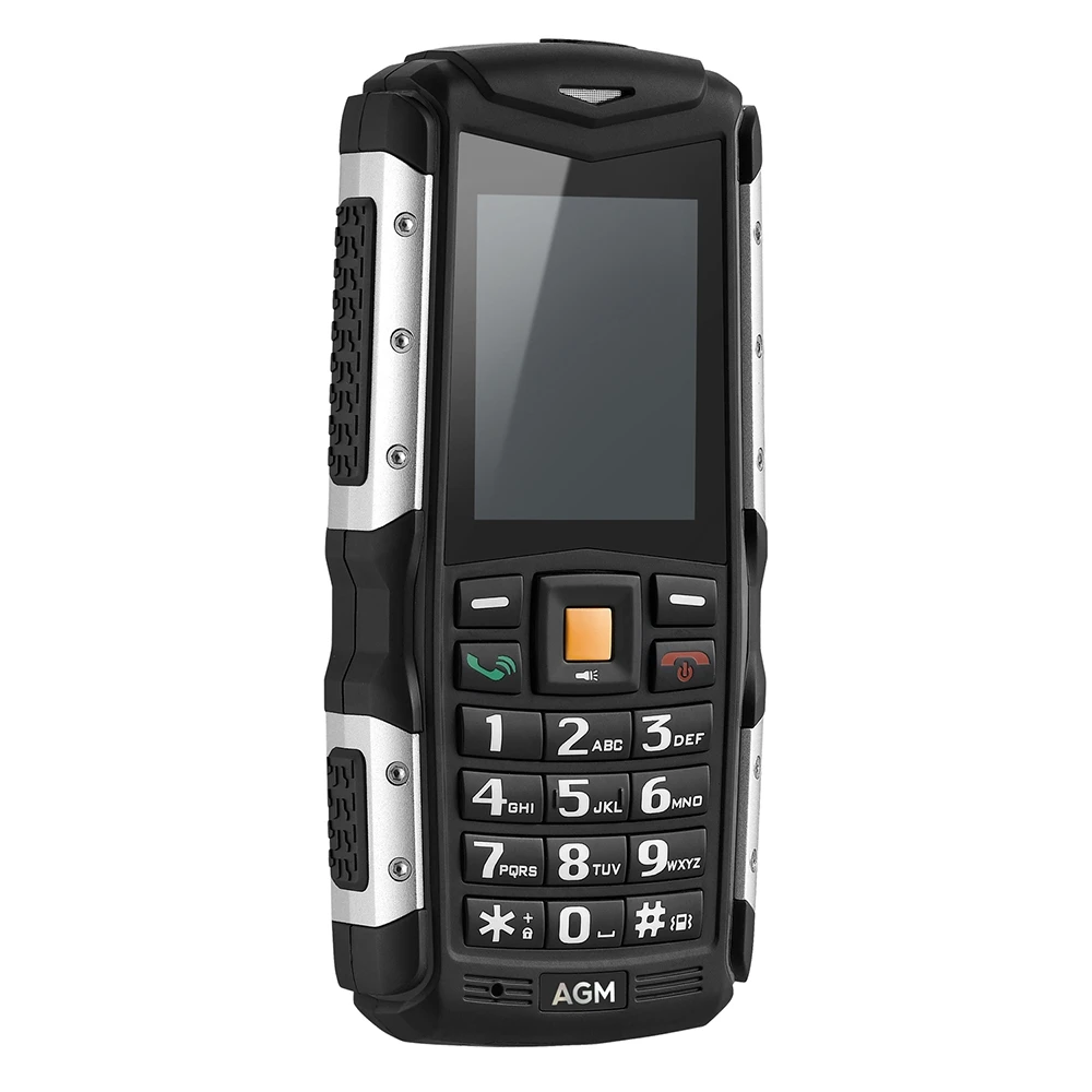 Оригинал AGM M1 3 г бар телефон Dual Sim 2.0 дюймов IP68 Водонепроницаемый пыли