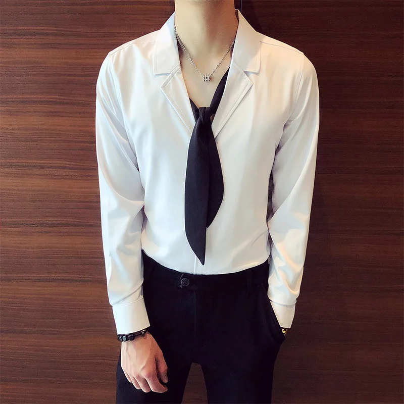Рубашки Для мужчин розовый Camisa Masculina Slim Fit рубашки для Для мужчин s шелк Для мужчин s смокинг рубашки с галстуком платье с длинным рукавом клуб наряды