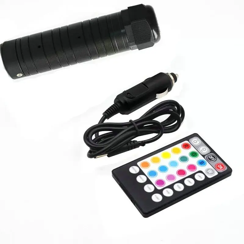 28key Remote control Sound Musical Car Use 12V 6W RGB PMMA Engine Light Machine+150pcs 0.75mm 2M(L) Fiber Optic cable Star DIY | Лампы и