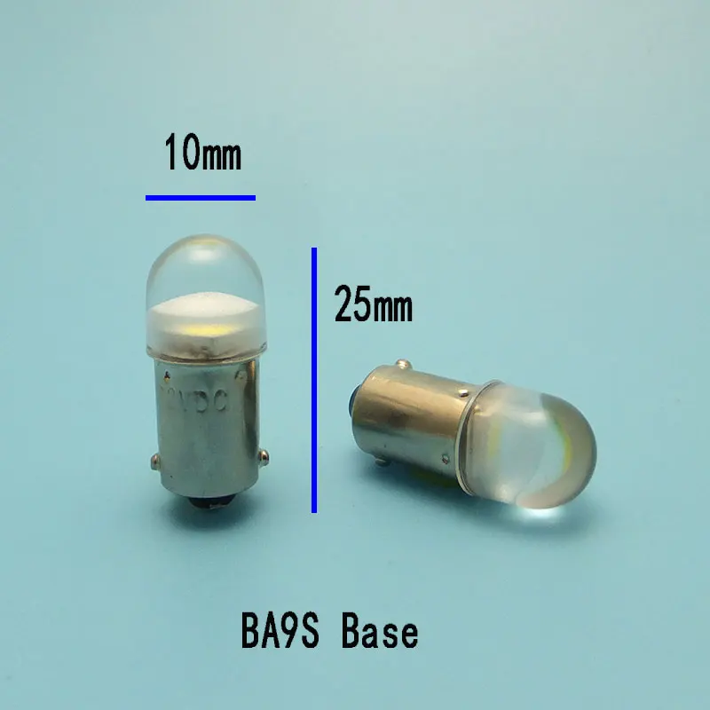Фото Высококачественная Светодиодная лампа MIDCARS 6 в T4w Ba9s E10, 12 В, LIndicator светильник 2SMD 2835, светодиодный чип, задняя лампа 24 в 48 в 60 в №3