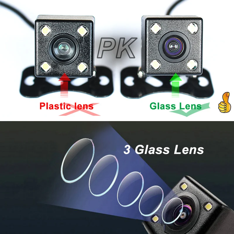 Бесплатная доставка Водонепроницаемая 4 светодиодных ночного видения