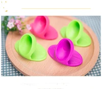 1pc heat resistant microwave cooking tools silicone oven mitt cooking pinch grips skid silicone pot holder ok 0501