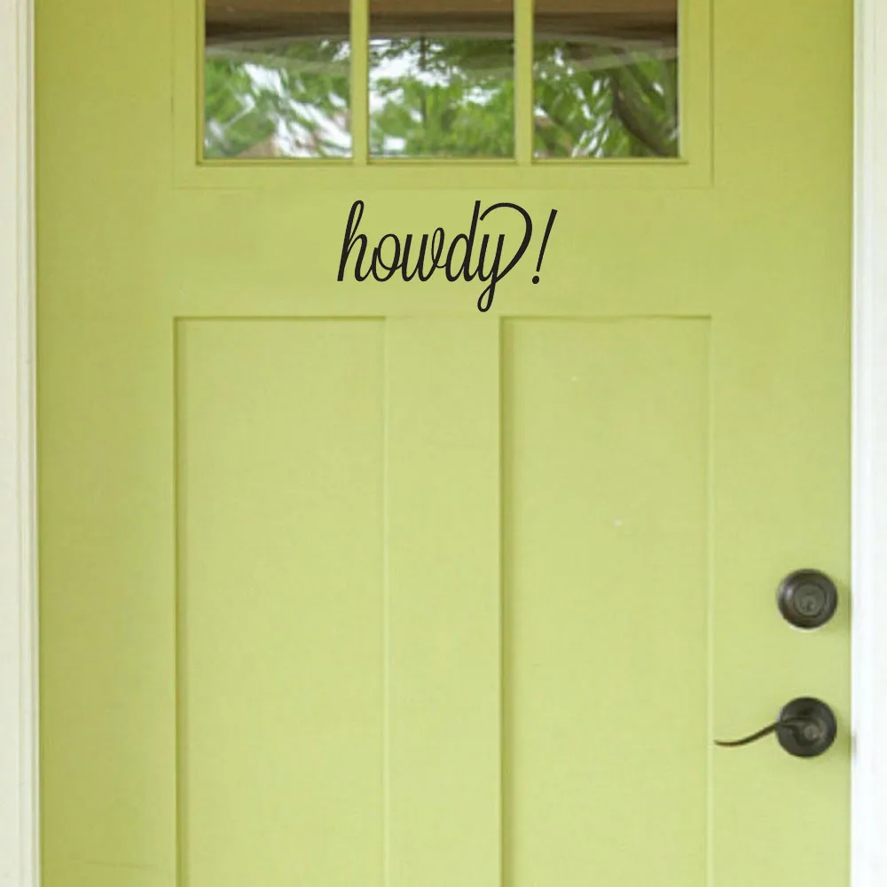 Алфавит Howdy декорированные буквы украшение дома наклейка на стену окно спальни