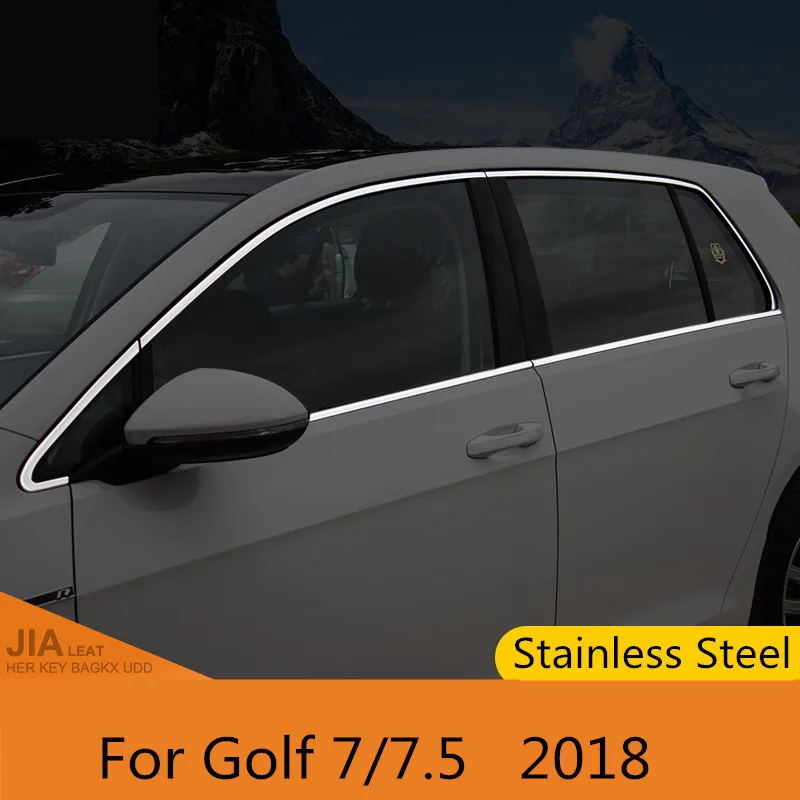 Декоративные молдинги из нержавеющей стали для очков Volkswagen Golf 7/7 5 2014 15 16 17 18 2019
