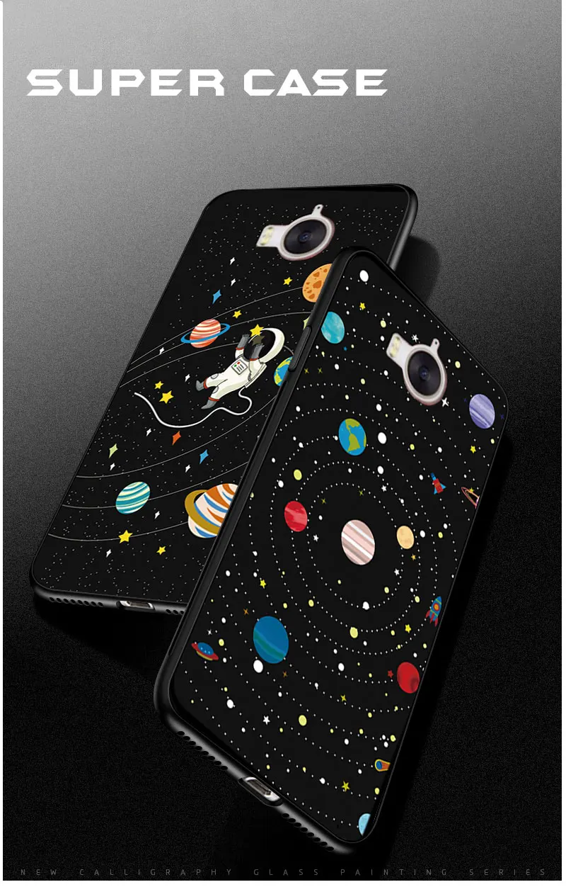 YOUVEI чехол для Coque huawei Y5 Mya-l22 Mya-u29 чехол черный мягкий TPU задняя крышка для huawei Y5 Y6 чехол для телефона