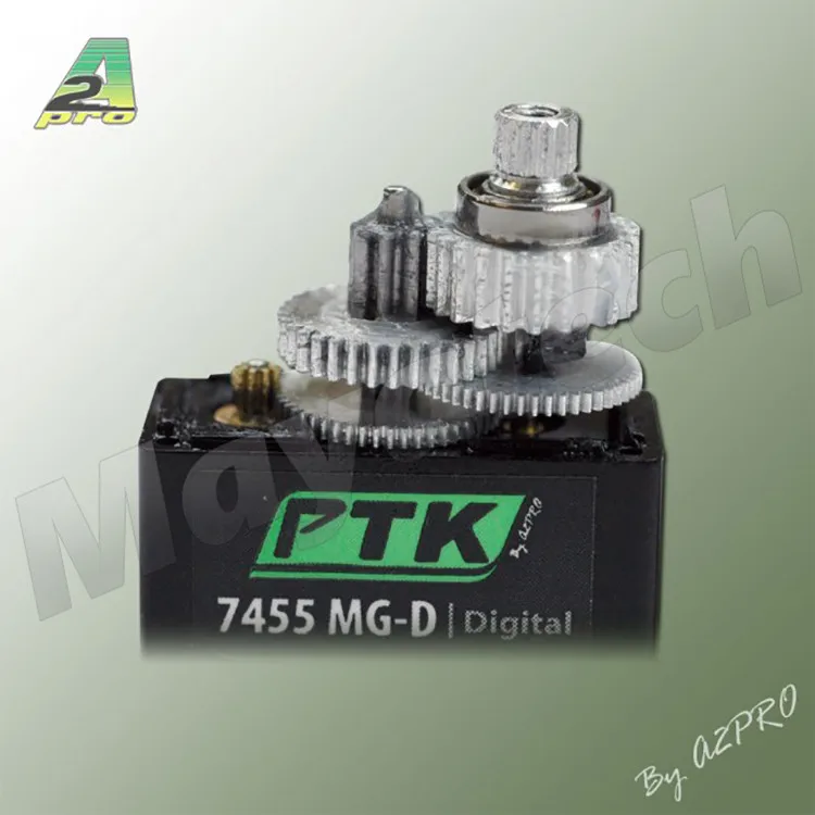 ПТК 7455 MG-D Micro Servo 12 г высокое Скорость и Большой кручения цифрового металлического