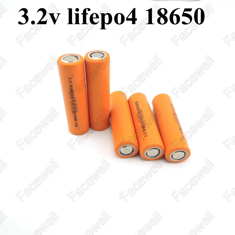 6 шт. 1350 мАч 3 2 В 18650 аккумулятор LiFePO4 аккумуляторная батарея электронная сигарета