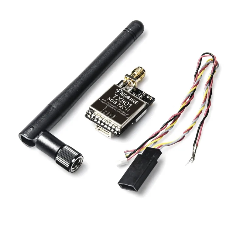 Eachine TX801 5 8G 72CH 0 01 mW 5mW 25mW 50mW 100mW 200mW 400mW 600mW Switched AV VTX FPV передатчик для квадрокоптера