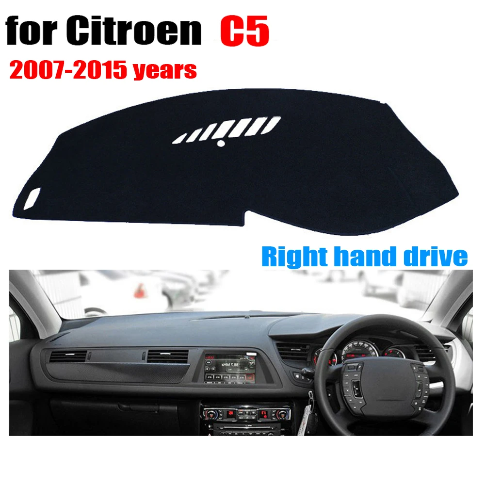 Крышка приборной панели автомобиля RKAC коврик для Citroen C5 2007-2015 лет правого руля