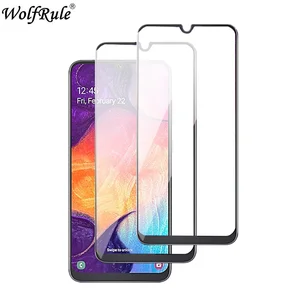 2pcs full glue glass for samsung galaxy a50 tempered glass full screen protector for samsung a50 front glass film for galaxy a50 free global shipping