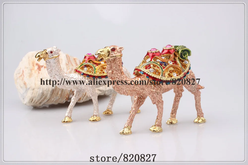 Camel ювелирные изделия с кристаллами безделушка кольцо коробка драгоценными