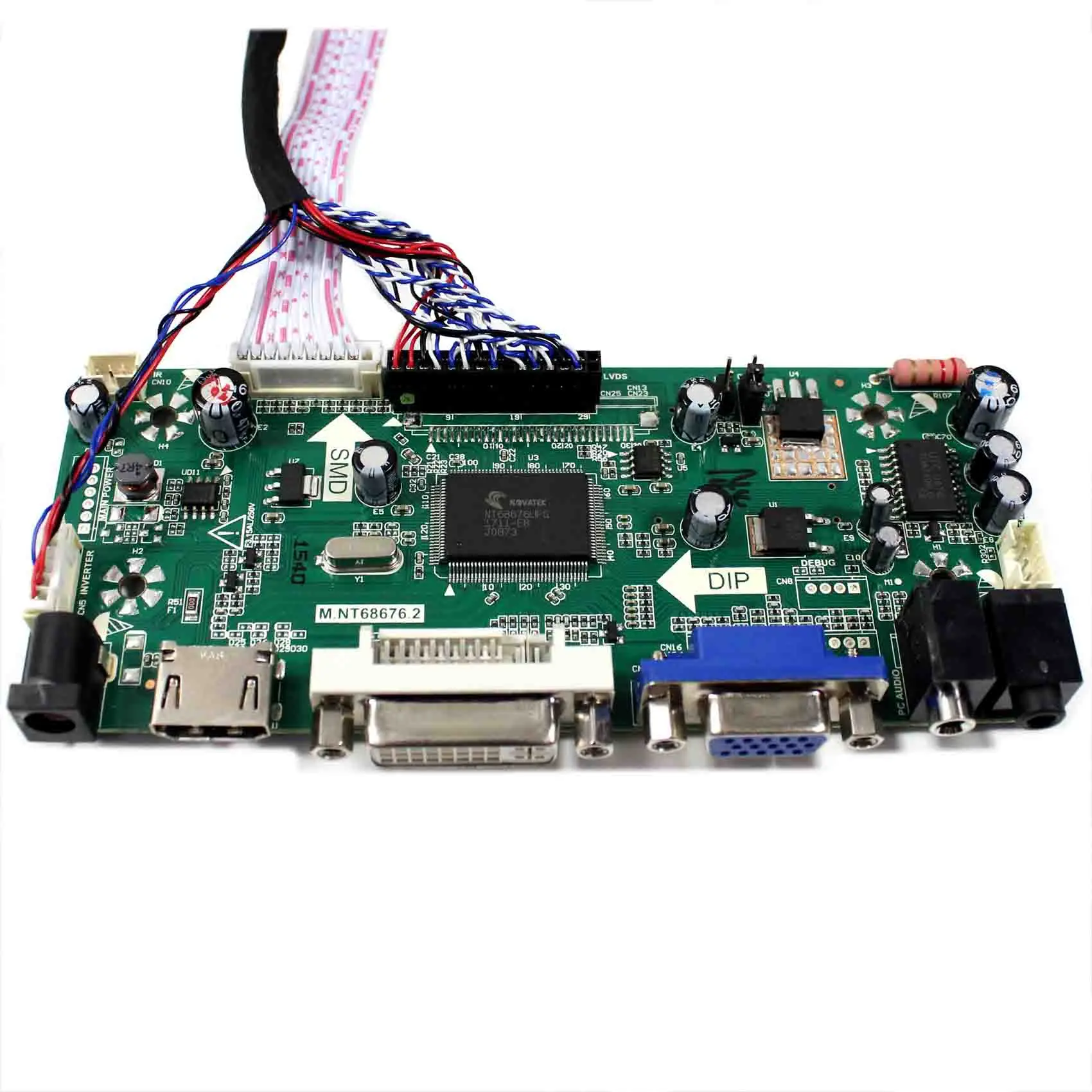 14 дюймов 1600x900 B140RW01 &quotЖК дисплей Экран HD MI VGA HDMI DVI аудио ЖК плата