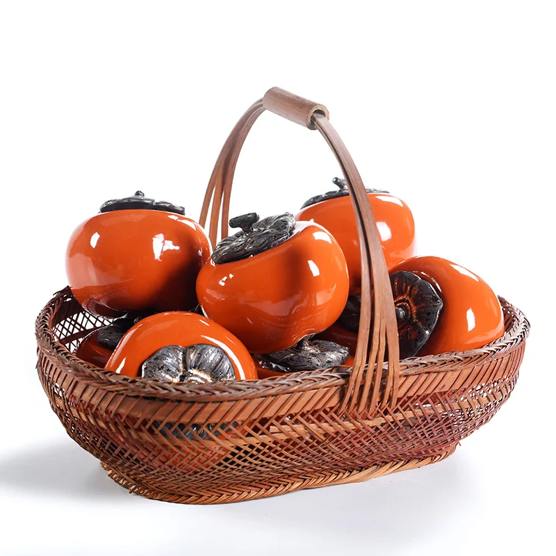 Банка для хранения чая из апельсина и персимона китайская банка caddy puer