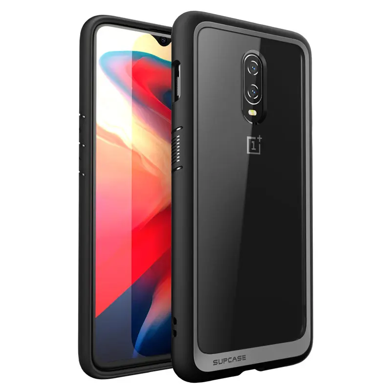 Black Для OnePlus 7 Чехол() SUP чехол UB стиль Серия противоударный Премиум гибридный защитный ТПУ бампер+ PC чехол для One Plus 7 - Цвет: Black