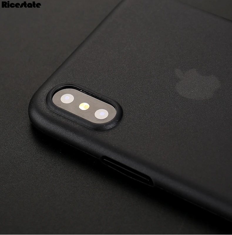 Чехол Ricestate для iphone XS MAX XR X 0 3 мм ультра тонкий матовый чехол 6 7 8 Plus PP Жесткий