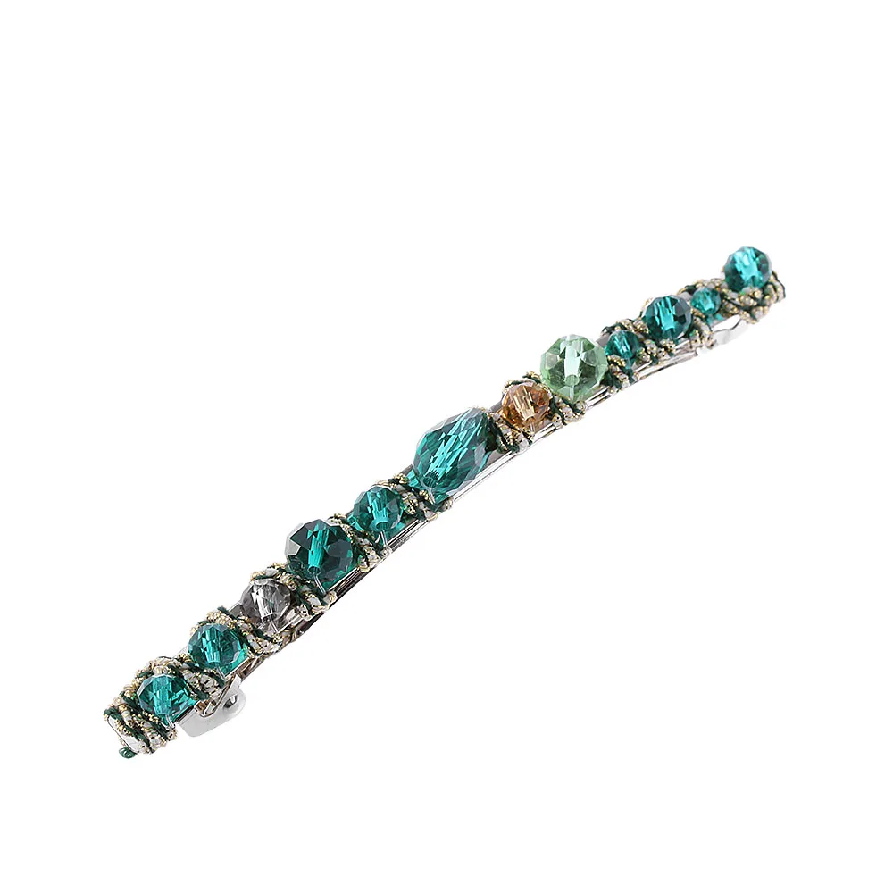 Женская заколка со стразами элегантная в Корейском стиле аксессуар для волос 2020|