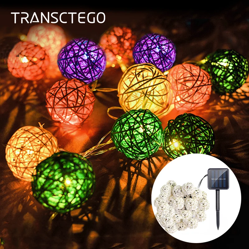 

30 LED Solar String Light Wedding Decoration Garden Lamp Outdoors Waterproof Christmas Festival Party Patio Holiday Solar Lights