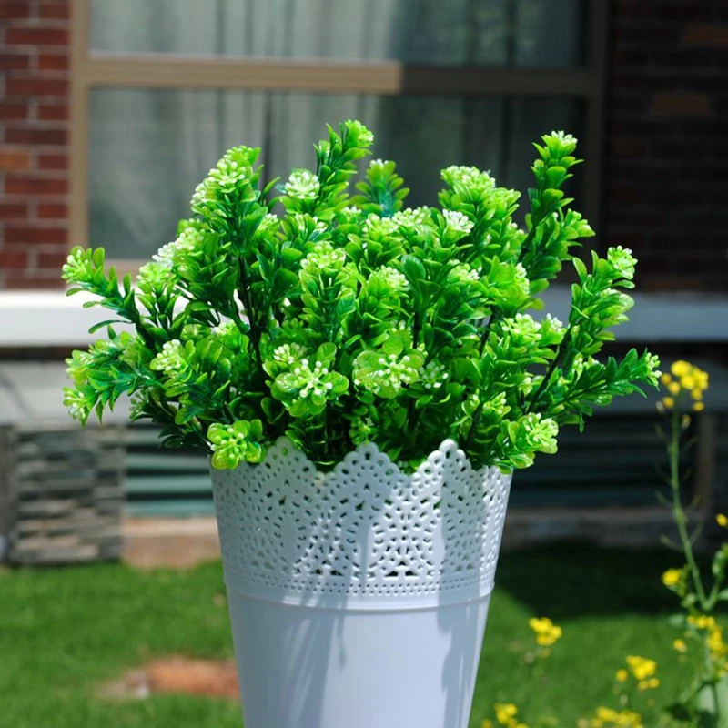 7 вилочная трава цветочный семейный магазин Деревенское украшение клевер