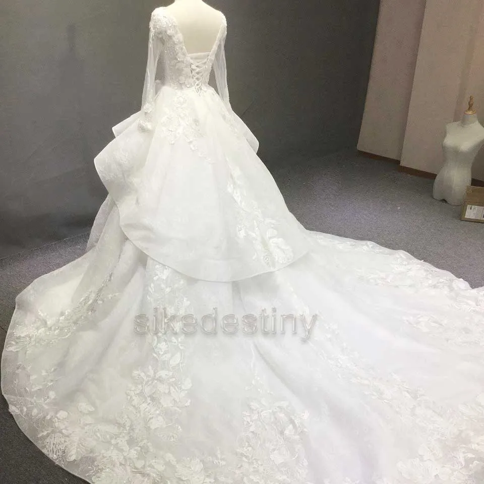 Элегантное свадебное платье 2018 vestido de noiva Hochzeitskleid robe mariee высокого качества sikedelience