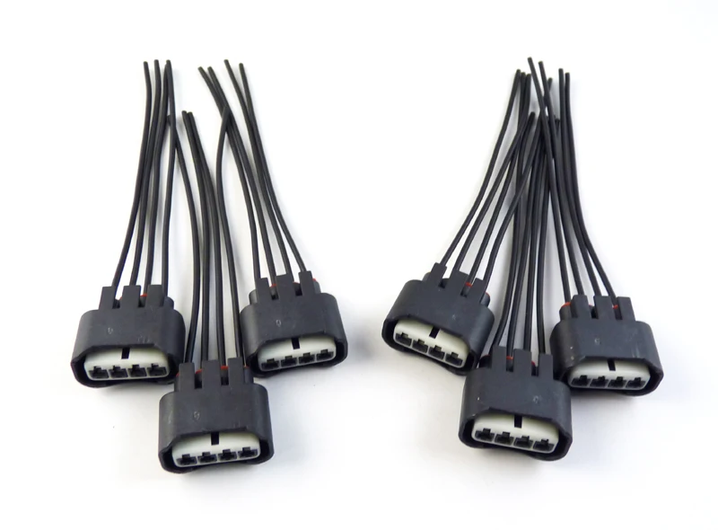 ISANCE 6 шт. разъем катушки зажигания гнездовой и провода 2AZ-FE 1ZZ-FE 90980-11885 для TOYOTA Scion xA