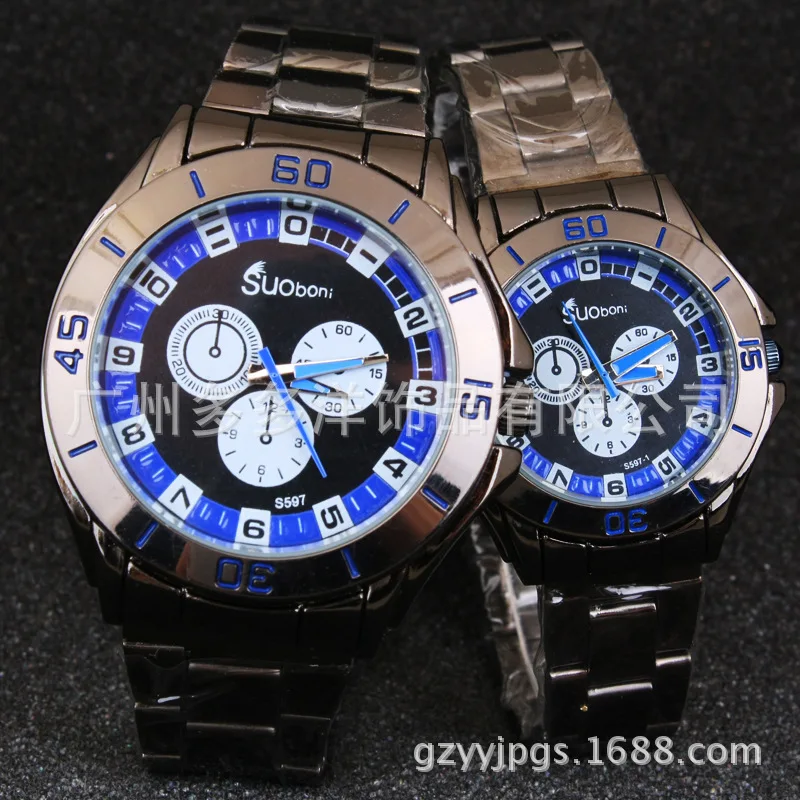 Manufacturers wholesale casual fashion lovers steel watches gift table 172 991 | Наручные часы