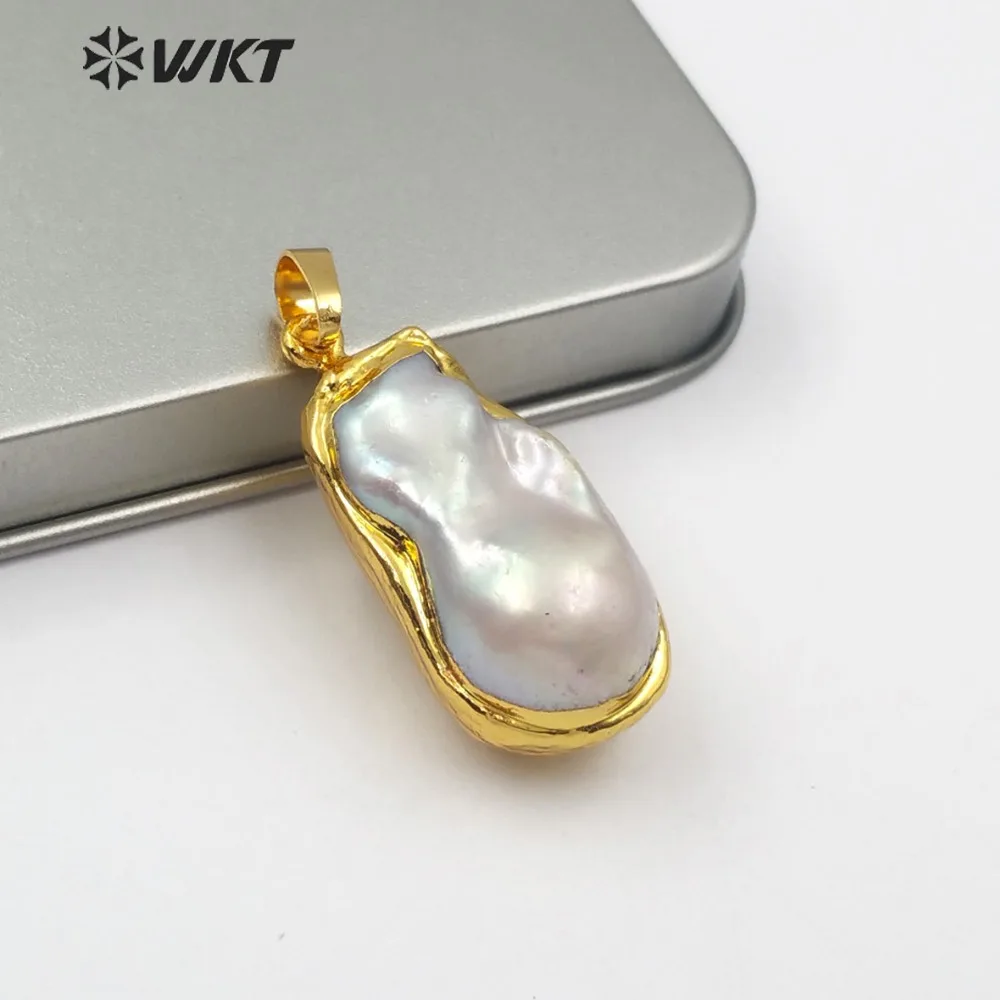 WKT WT JP103 модный стиль натуральный качественный пресноводный жемчуг кулон