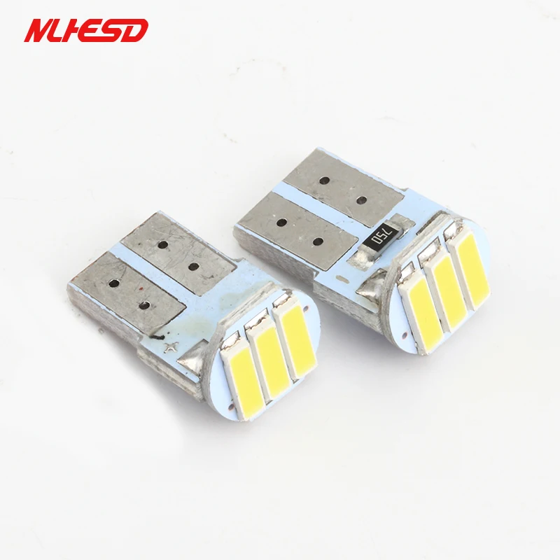 10CS/лот T10 194 168 7014 3SMD PCB Авто налобный фонарь на 3 светодиодах Фары заднего хода