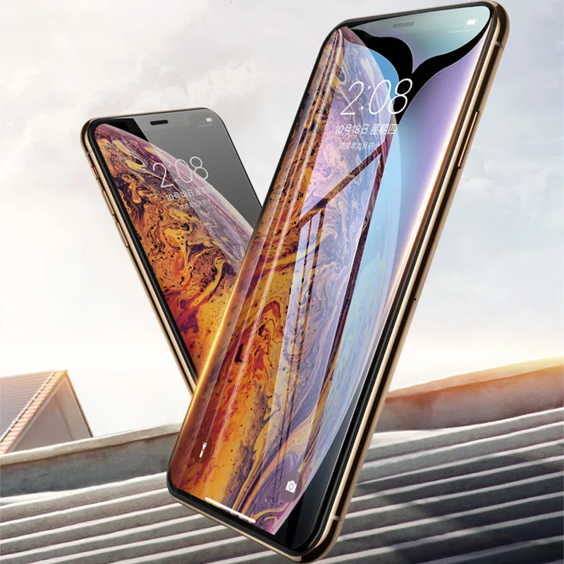 9D закаленное стекло для iPhone X 8 7 6s 6 Plus взрывозащищенное полное Cuverd Защитное 4 5